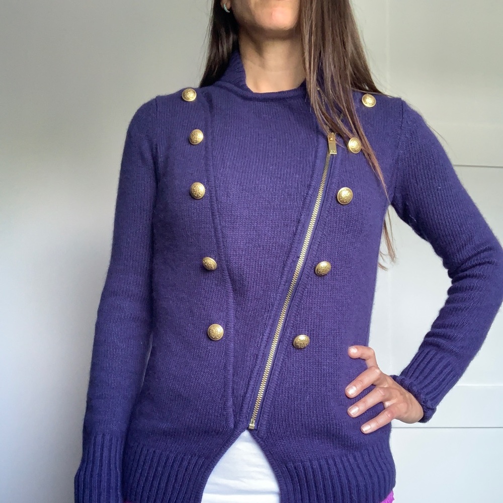 A/X Armani Exchange navy wool sweater